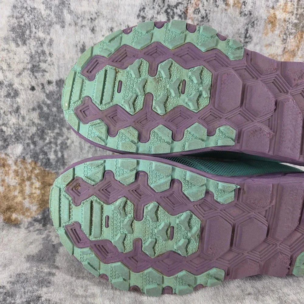 Hoka Challenger ATR 4 Running Shoes Womens 11 Blue Purple Trail Trainers 1018295